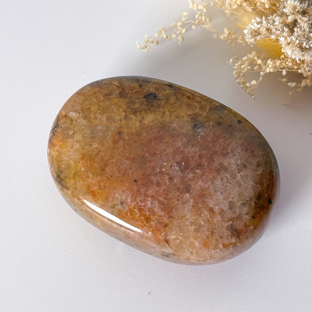 ゴールデンヒーラー&パイライト 01 パーム * Golden Healer & Pyrite * 天然石