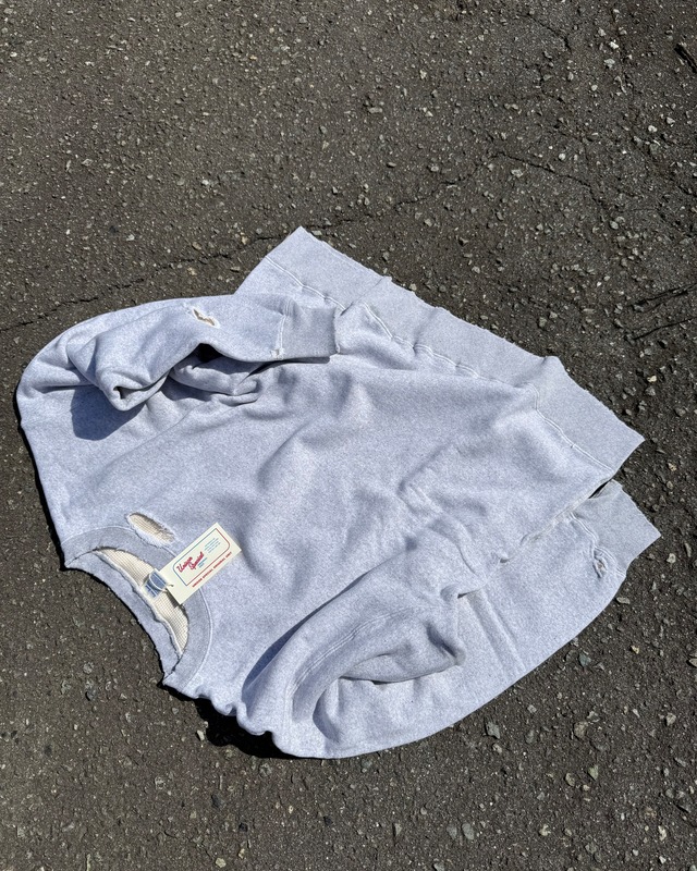 【UNISONSPECIAL UNISEX】THERMAL IN CREW (DAMAGE)