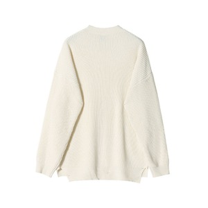 シンプルラウンドネックニット　MT0080386