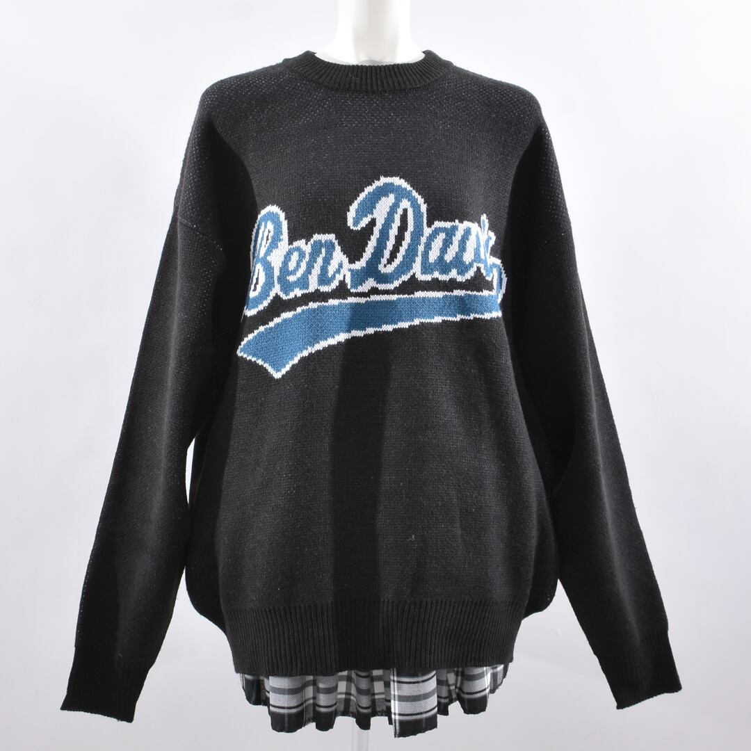 【70%OFF】BEN DAVIS★TWO SIDE ロゴニット