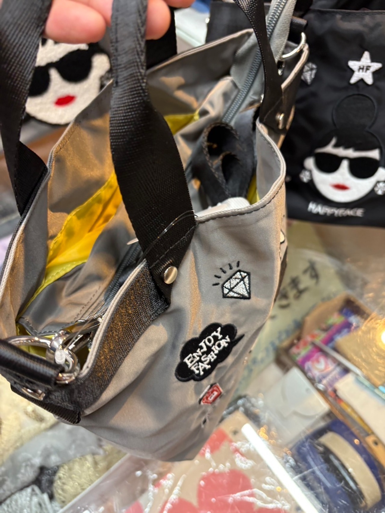 happyface エマ柄ミニトート 88025