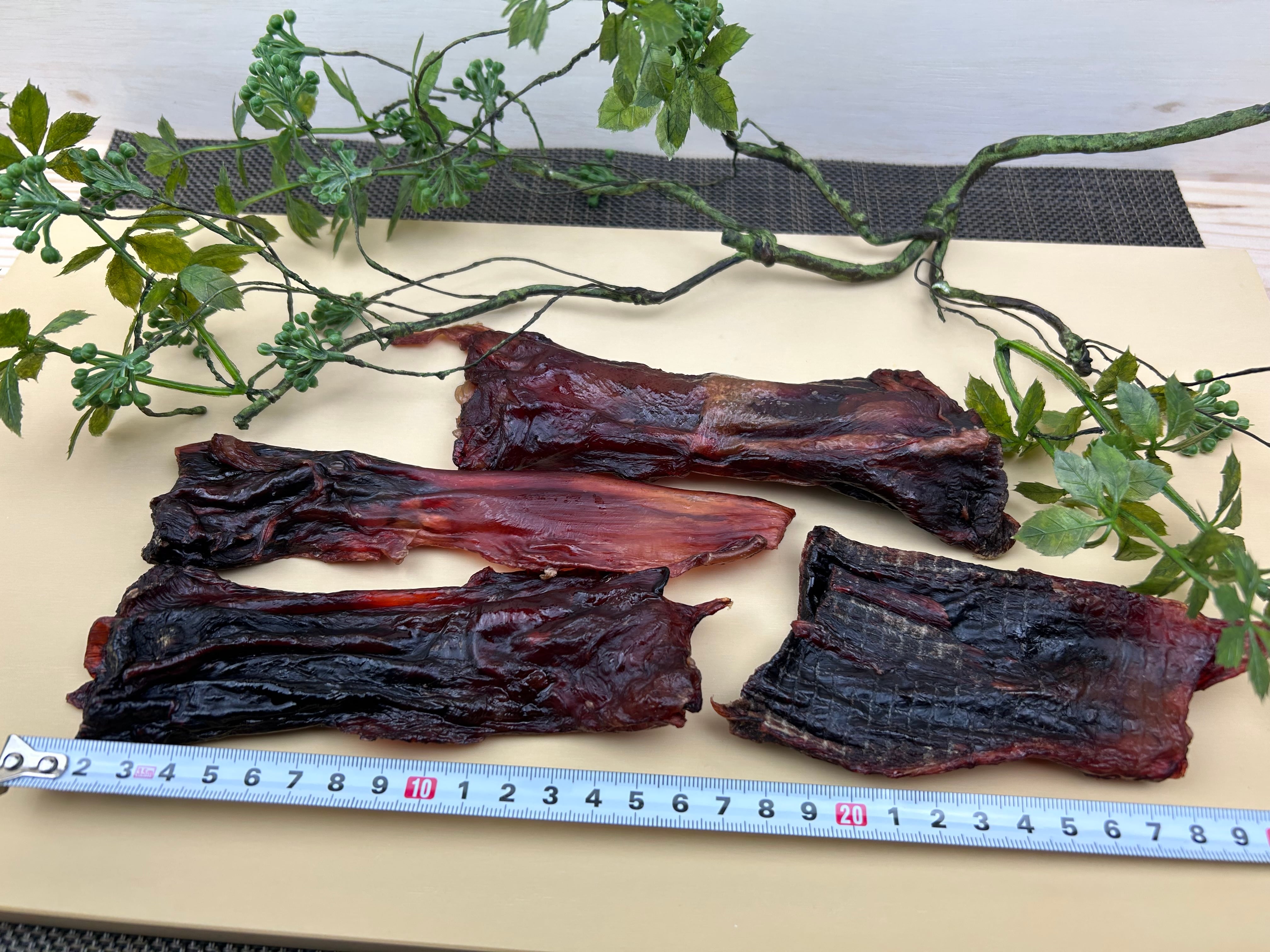 国産馬肉付き 太すじジャーキー（Ｌサイズ） 200g
