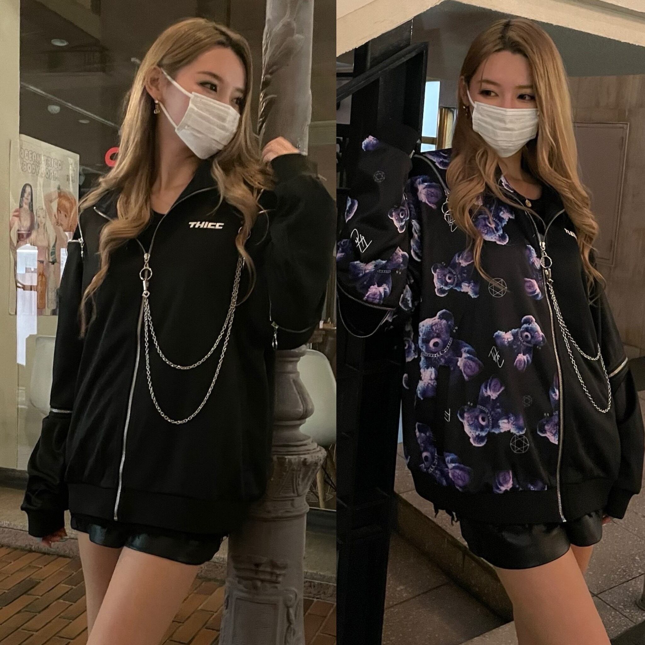 Thicc チェーンジャージ 歌舞伎町 歌舞伎町ホスト メンズコーデ 地下アイドル ラフォーレ原宿 原宿ファッション メンズコンカフェ コンカフェ 秋葉原 メン地下 地雷系女子 秋葉原カフェ メン地下 ホスト ホス狂 アイドル衣装 メンズライク