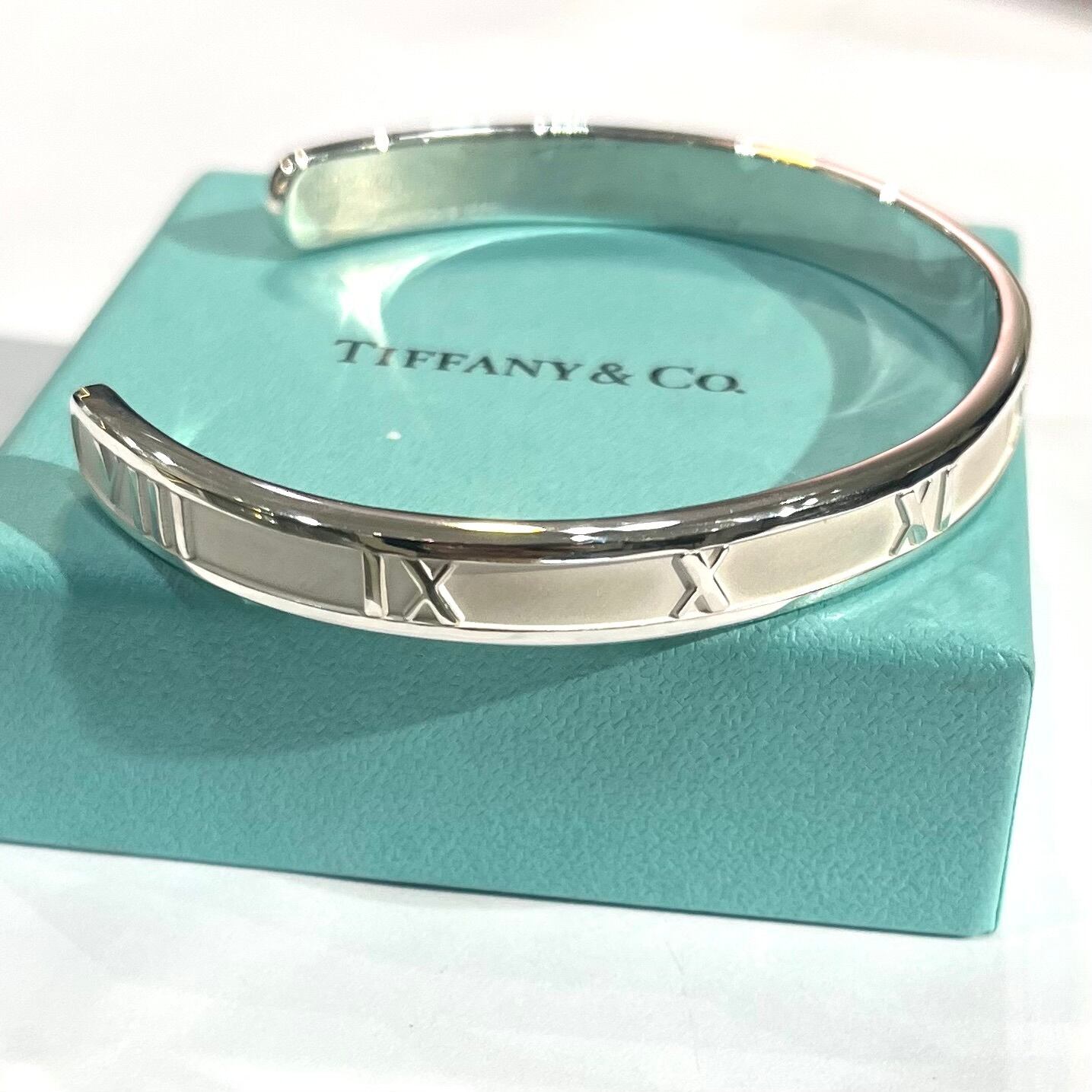 TIFFANY&CO】2976 ティファニー アトラス オープンバングル／シルバー