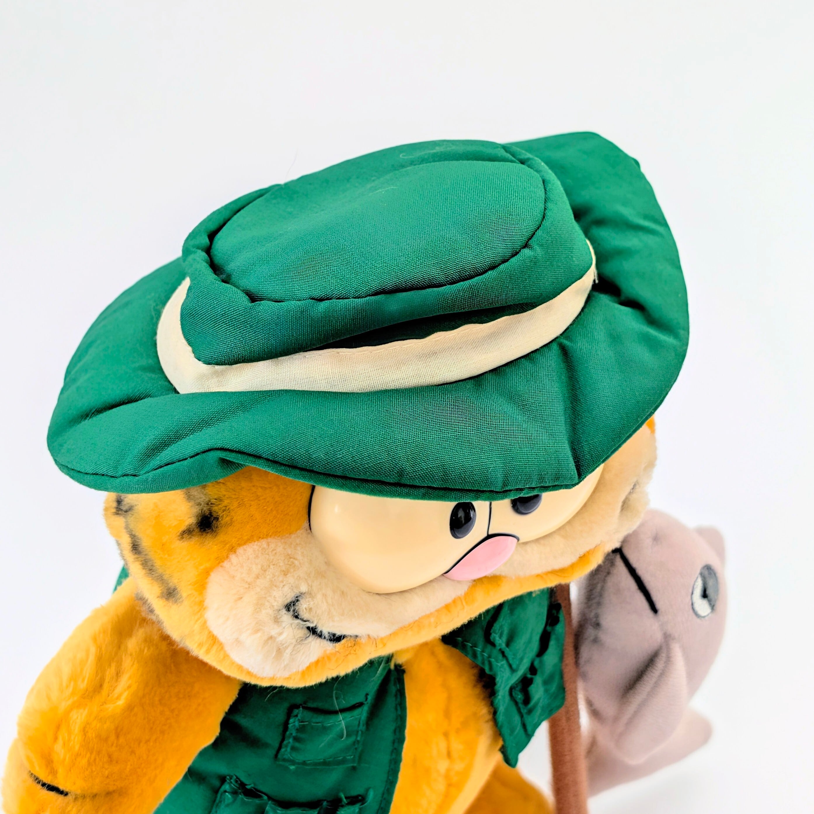 ☆ VINTAGE 1980年代初期 ☆【 Garfield ( ガーフィールド ) 】『 Fishing Garfield フィッシング ガーフィールド 』釣りガーフィールド / ぬいぐるみ / プラッシュ / plush / 1980年代年製 〚アメリカン雑貨 アメトイ〛