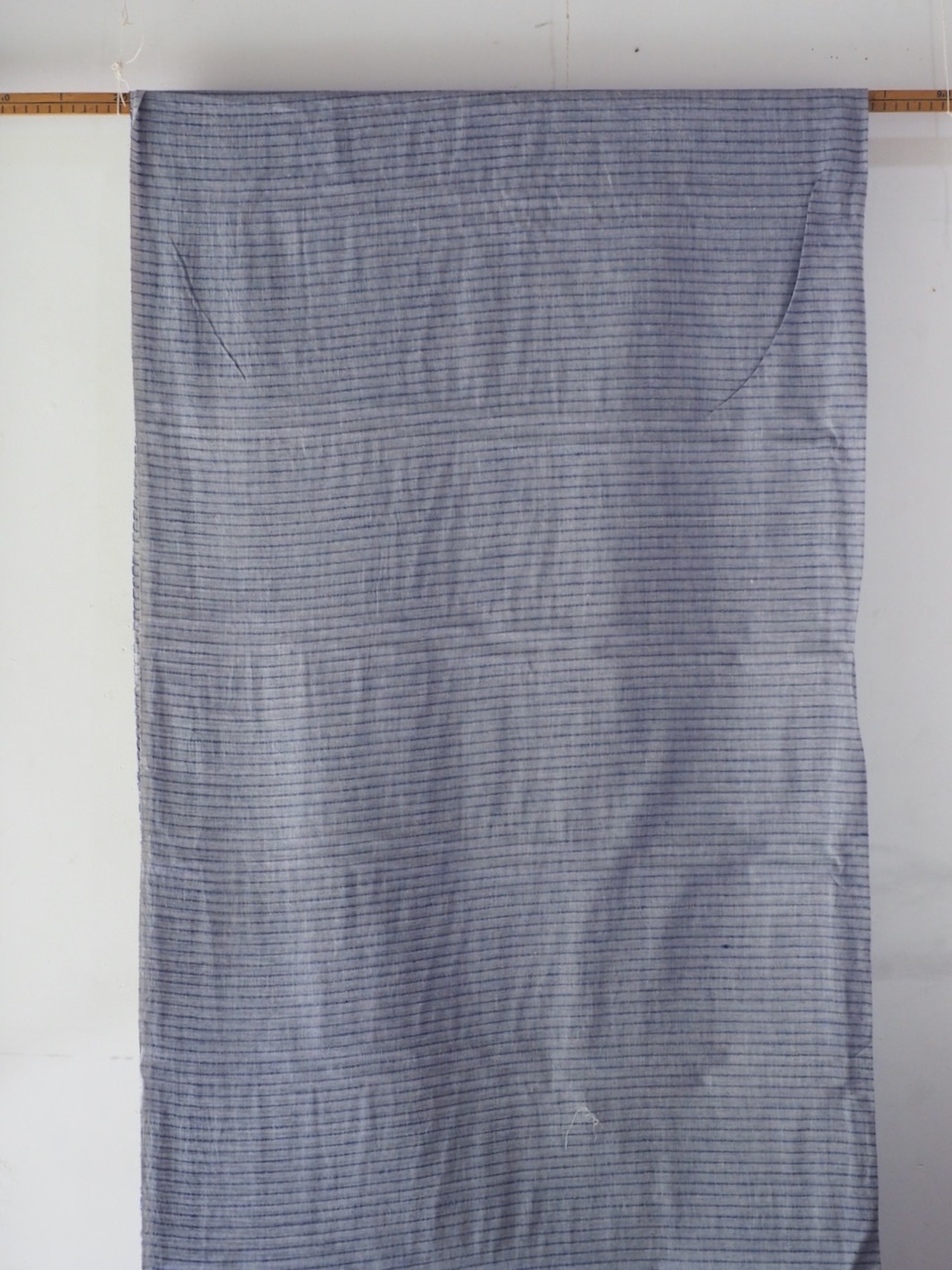 bengal fabric b45 blue weft stripe
