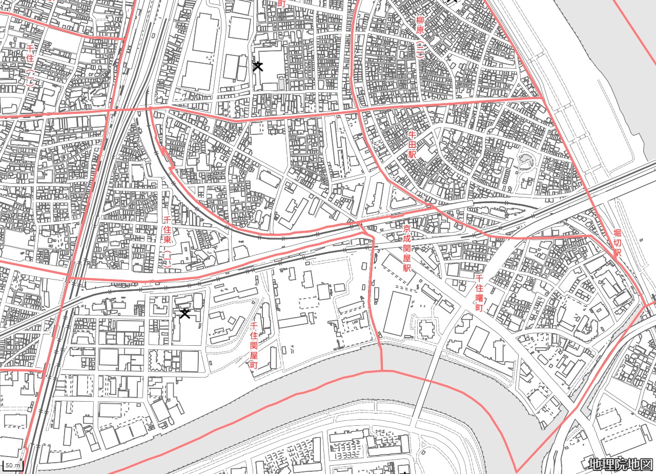 足立区千住曙町　〒1200023｜足立区千住関屋町　〒1200024｜足立区千住東　〒1200025｜ポスティングバッグ - Remap -