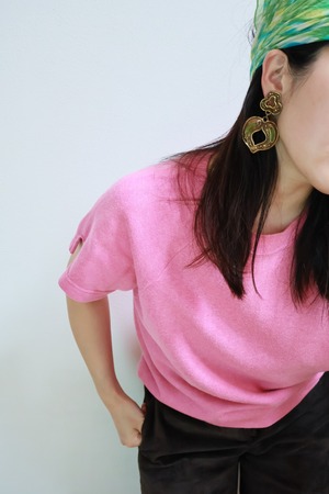 used Pink Short Sleeve Top