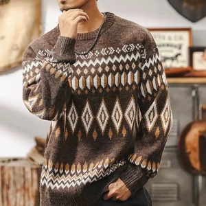 Round neck knit tops M13981