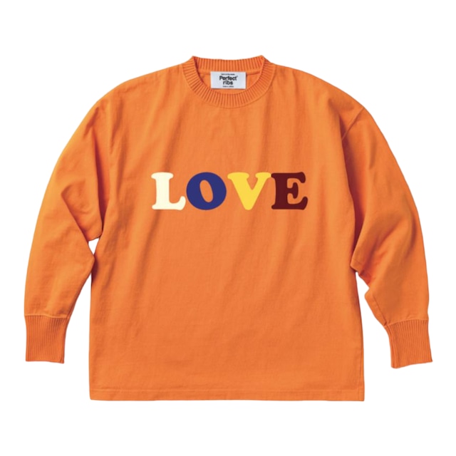 【Perfect ribs(R) × A LOVE MOVEMENT】Basic Long Sleeve T Shirt