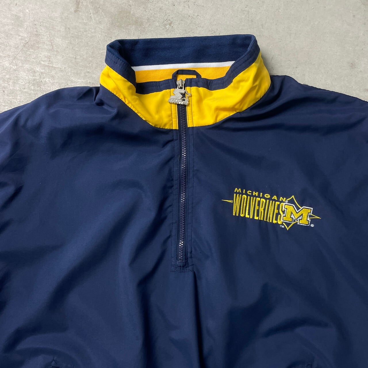 90s Starter フリース ハーフジップ XL ビッグシルエット テック 