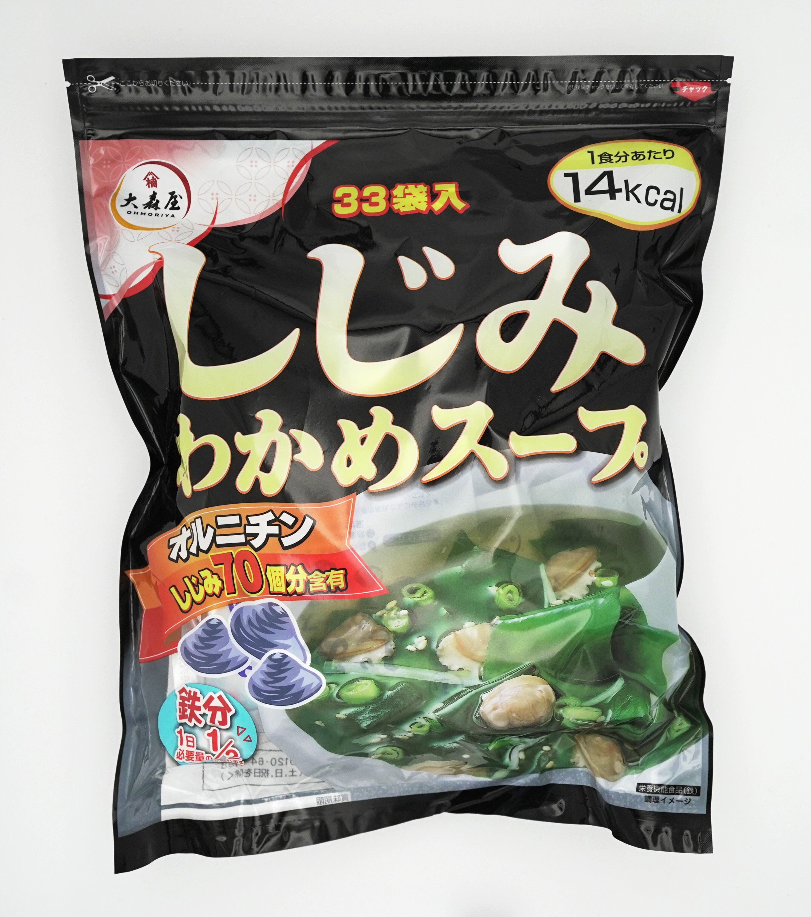 大森屋しじみわかめスープ33食/Omoriya Shijimi Wakame Soup 33 servings