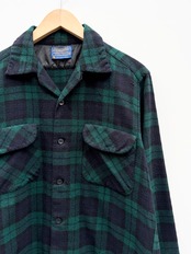 60s PENDLETON WOOL SHIRT Size M