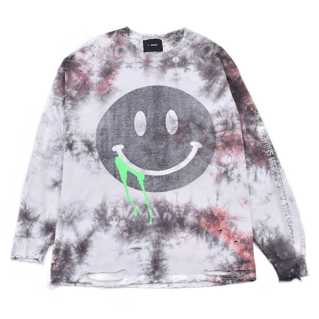 【ZAC VARGAS 】Smiley Tie Dye L/T-shirt