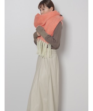 OI230501 バイカラーメランジーストール brown