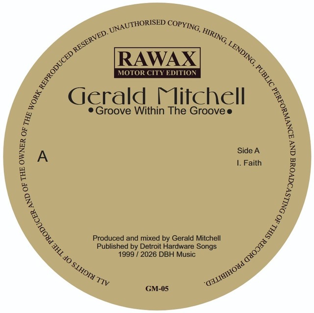 【新譜】Gerald Mitchell - Groove Within The Groove