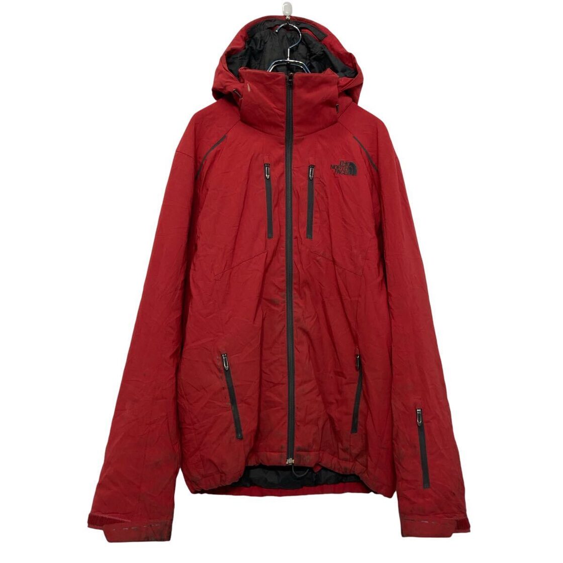 The north face ナイロン ジャケット S レッド マウンテンパーカー 