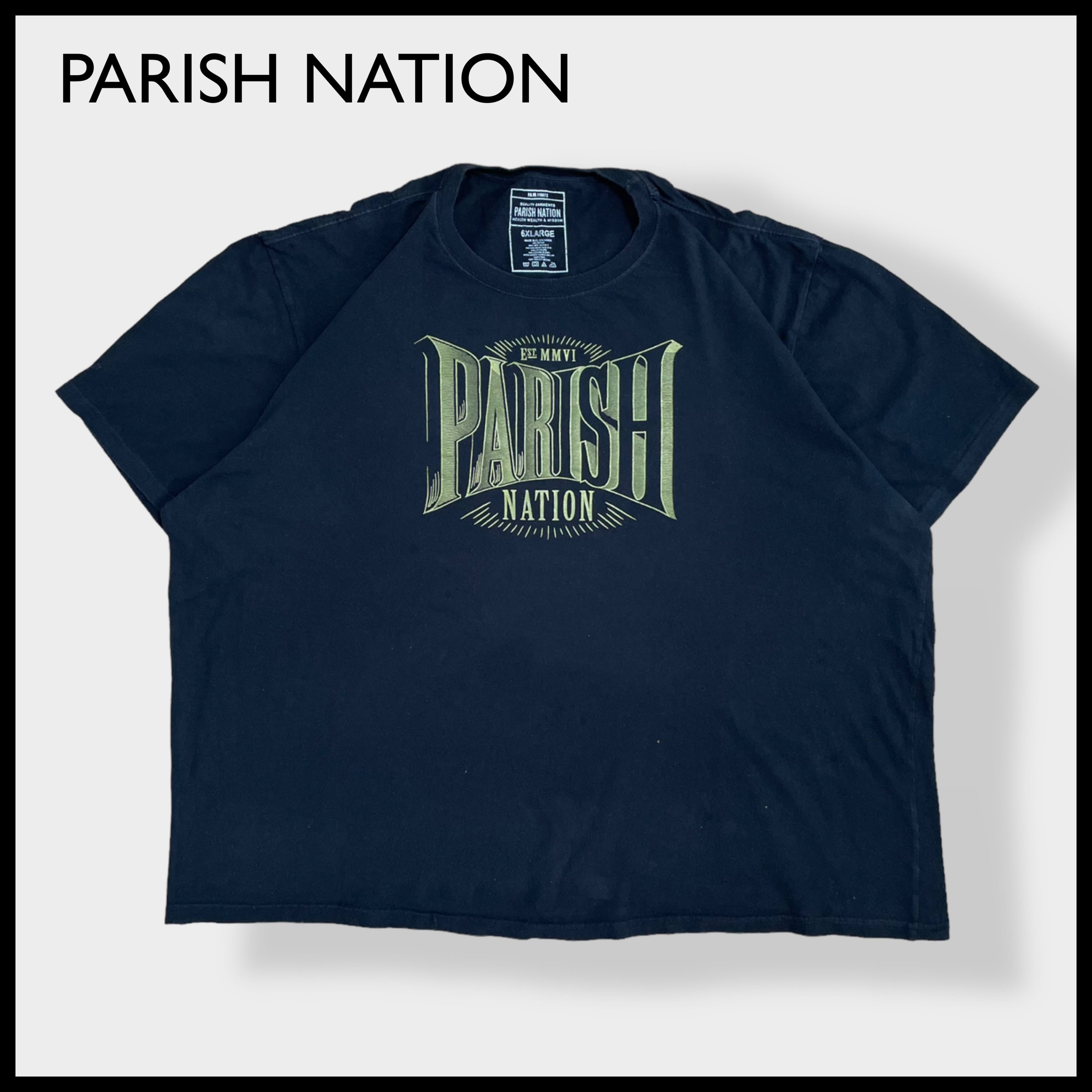 PARISH NATION】6XL Tシャツ 超ビッグシルエット ビッグサイズ ロゴ ...