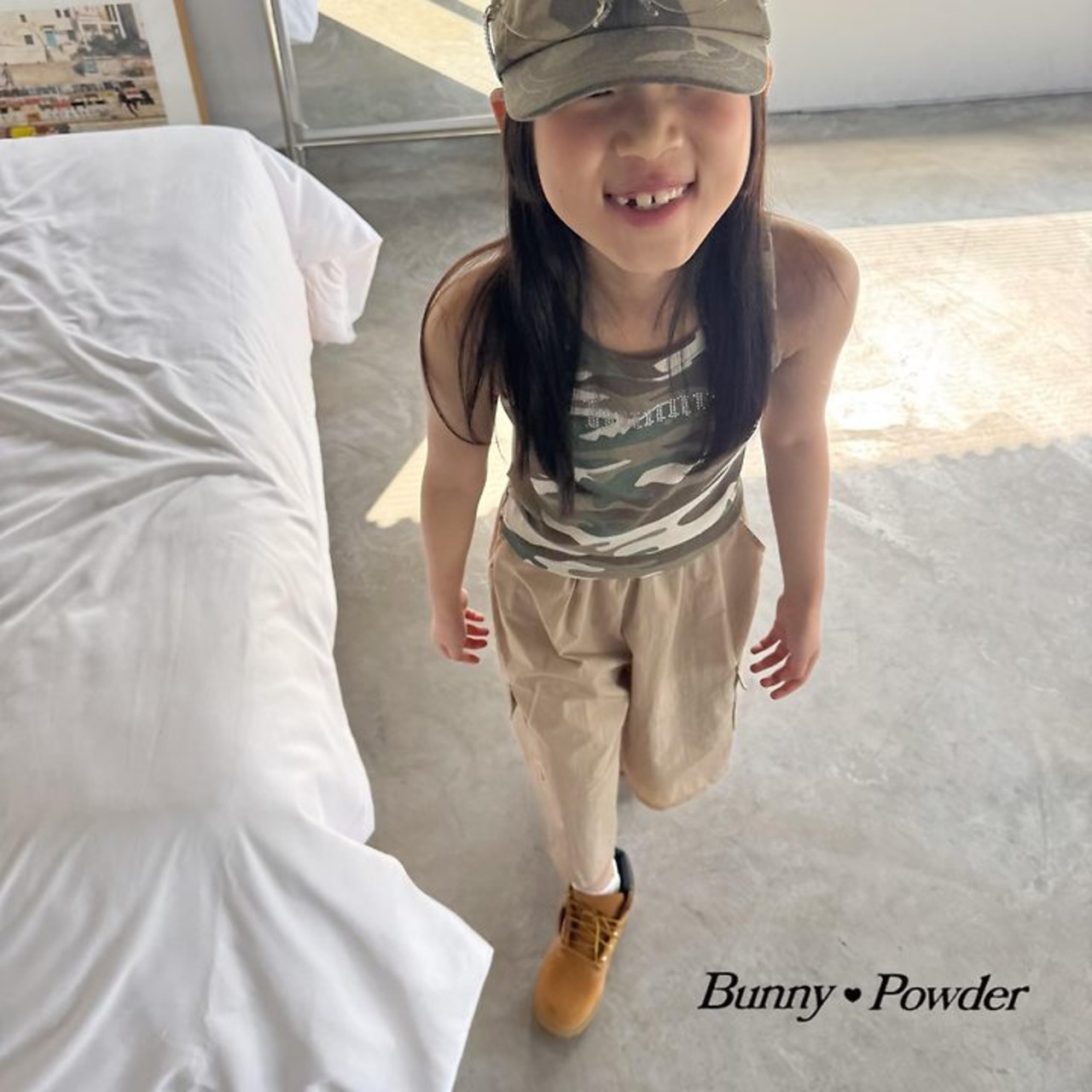 [Bunny Powder] Military Sleeveless (2XL/3XL/4XL) / [버니파우더] 밀리터리나시 (2XL/3XL/4XL)