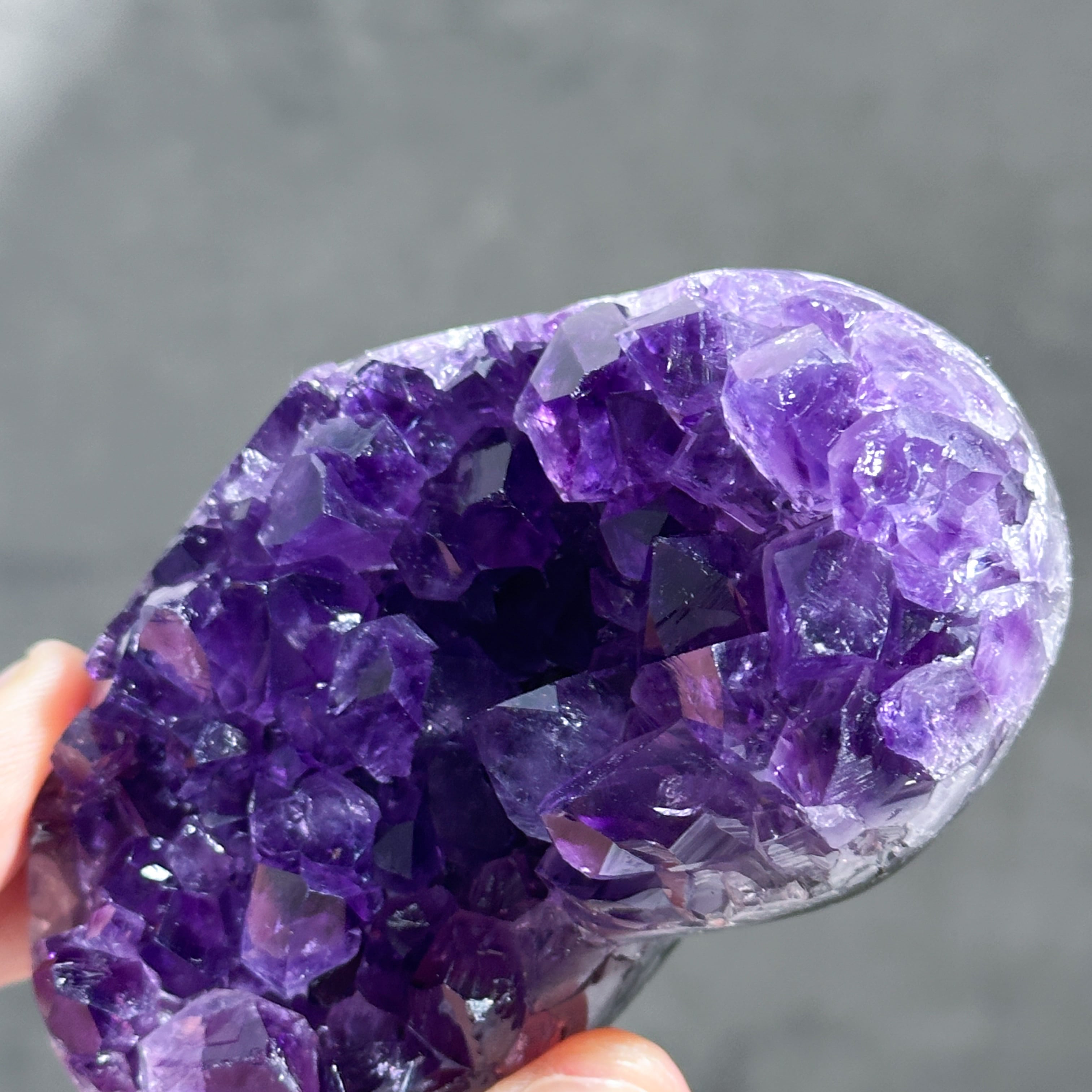 ウルグアイ産アメジスト ハート12◇ Amethyst ◇天然石・鉱石