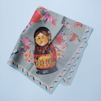 ナタリー・レテ 大判ハンカチ マトリョーシカ