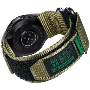 【特価処分】Hemsut Samsung Galaxy Watch Band スマート・ウオッチ交換バンド Samsung Galaxy 44mm 40mm Watch 4/ 46mm 42mm watch 4 Classic/ 45mm Watch 3 に対応 ソフトなナイロン製smart watchバンド 時計ベルト バンド クイックリリース 耐久性 触り心地良い