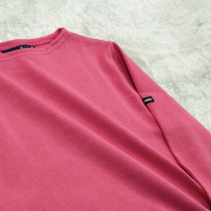 セントジェームス SAINT JAMES 無地ボートネックシャツ(OUESSANT)DRAGON(ドラゴンピンク)