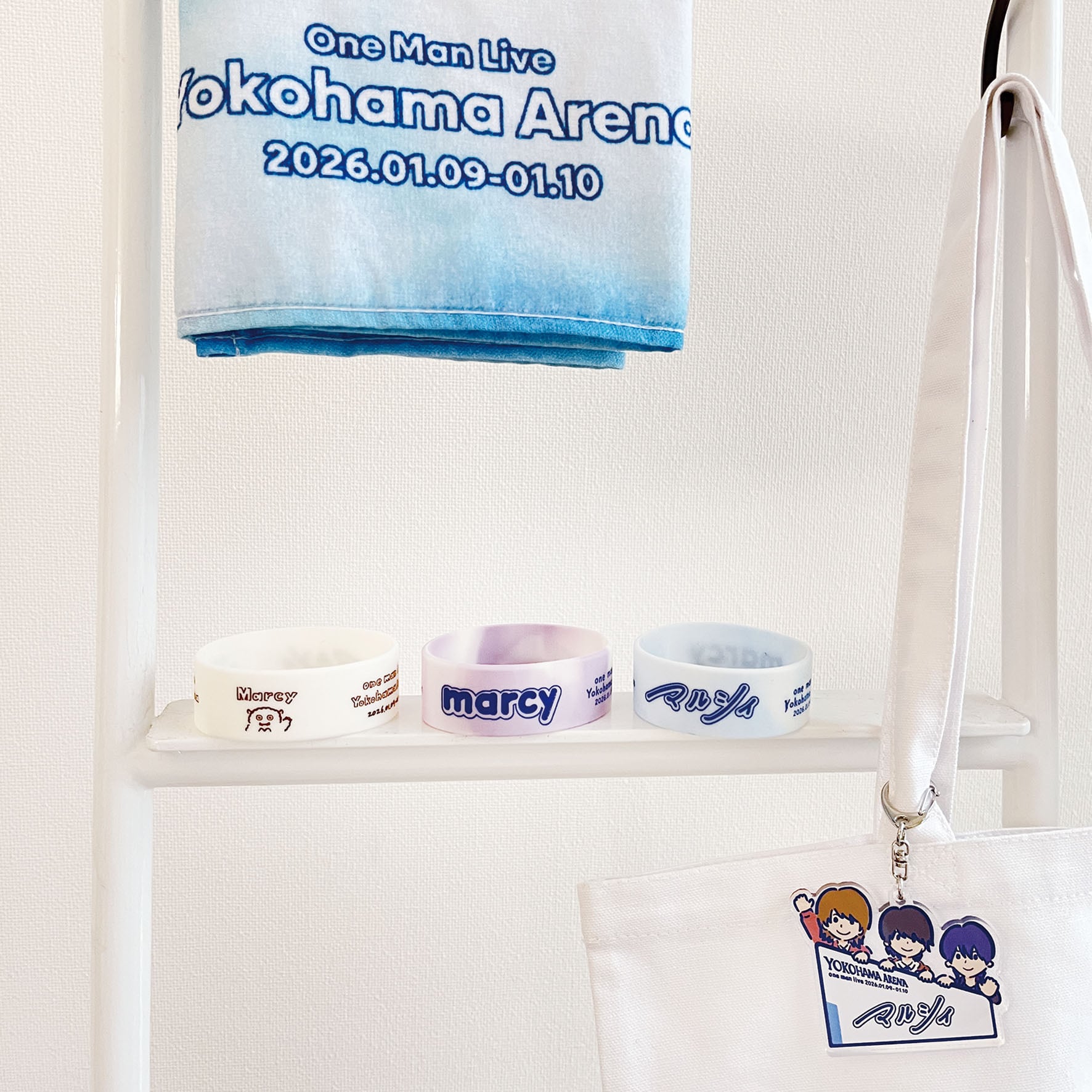 冬の横浜アリーナ ラバーバンド ミックスパープル | Marcy Official Goods