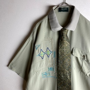 ~"necktie polo shirt" dusty silk~