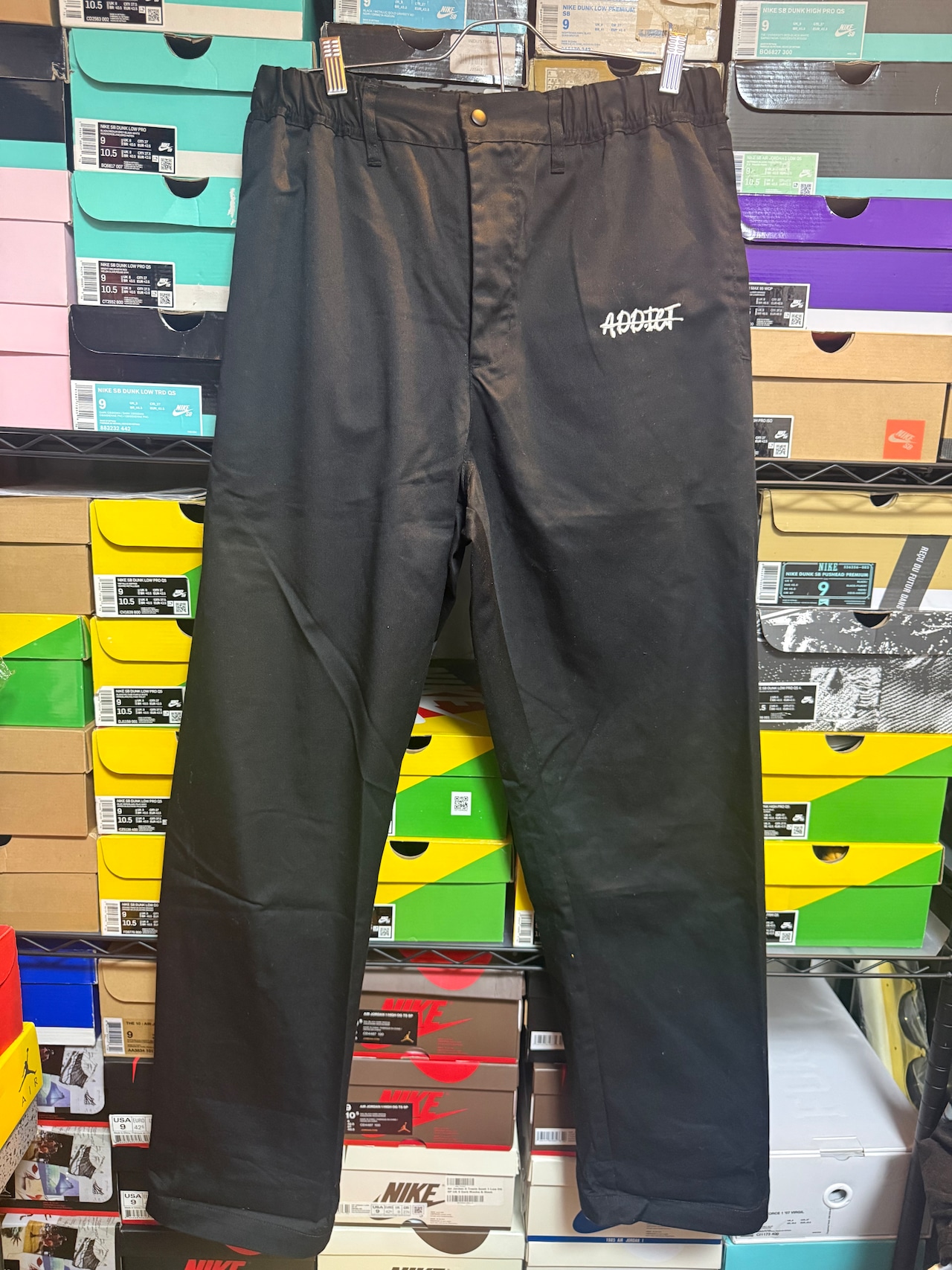 【B-Grade】A.D.D.I.C.T Work Pants Black【XLarge】