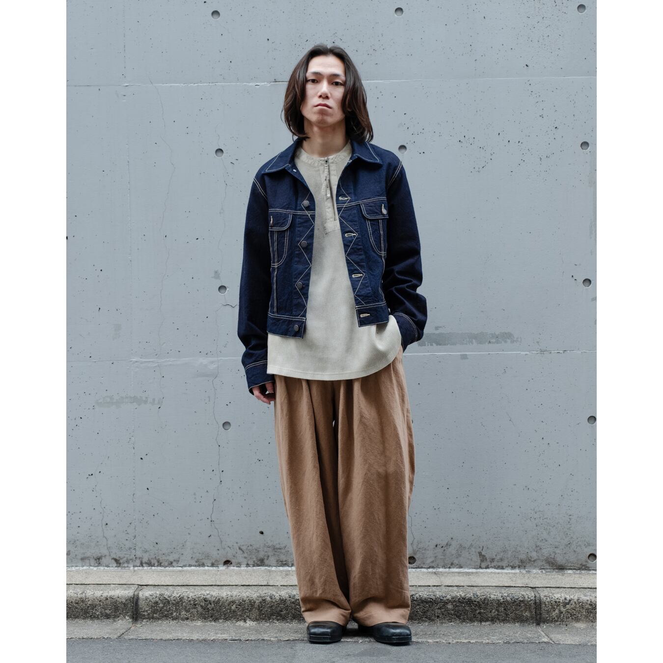 トップス Professor.E HENLEY 48 25FW｜Faded Henley – Professor.E