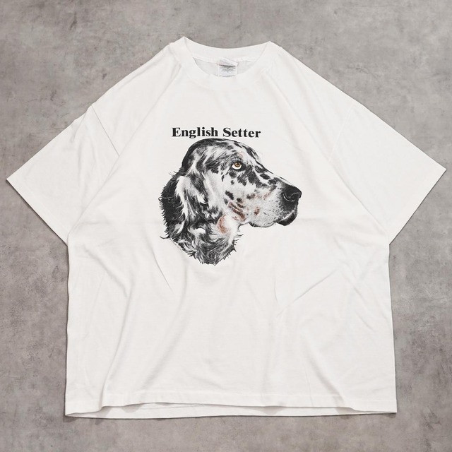 ヘインズ アニマルTシャツ シングル 犬 古着 90s USA XL 20160