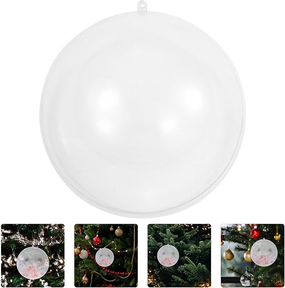 NUOLUX プラスチックボール 透明 20cm 中空 アクリル ボール
