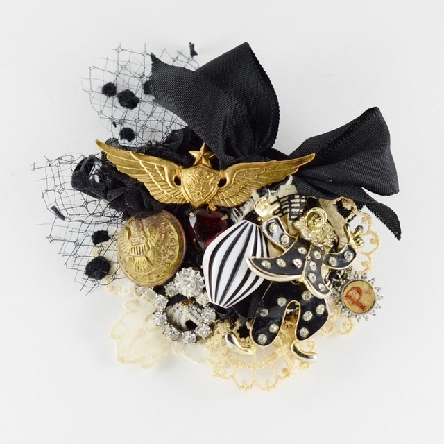 <3way Broach>BR-395