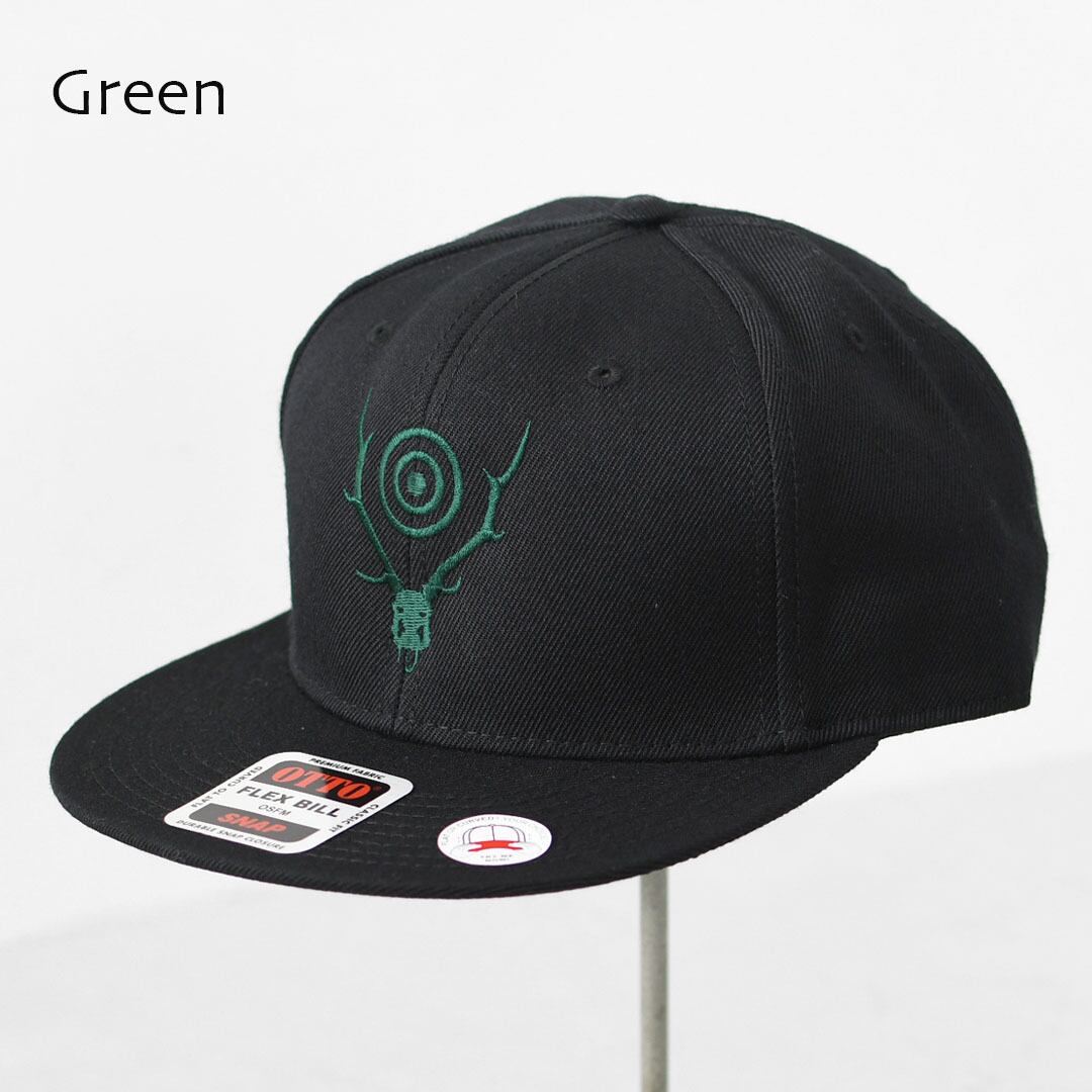 south2west8 コーデュロイロゴキャップ　黒に緑ロゴ SOUTH2 WEST8 [サウスツーウエストエイト] Baseball Cap - S&T Emb