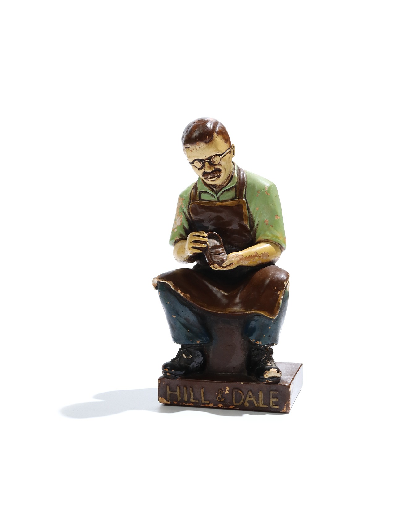 Hill & Dale shoes Cobbler  Chalkware