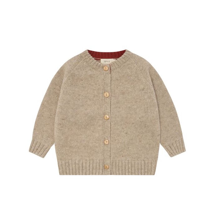 organic zoo / Oatmeal Wool Cardigan / 1-2Y・2-3Y・3-4Y