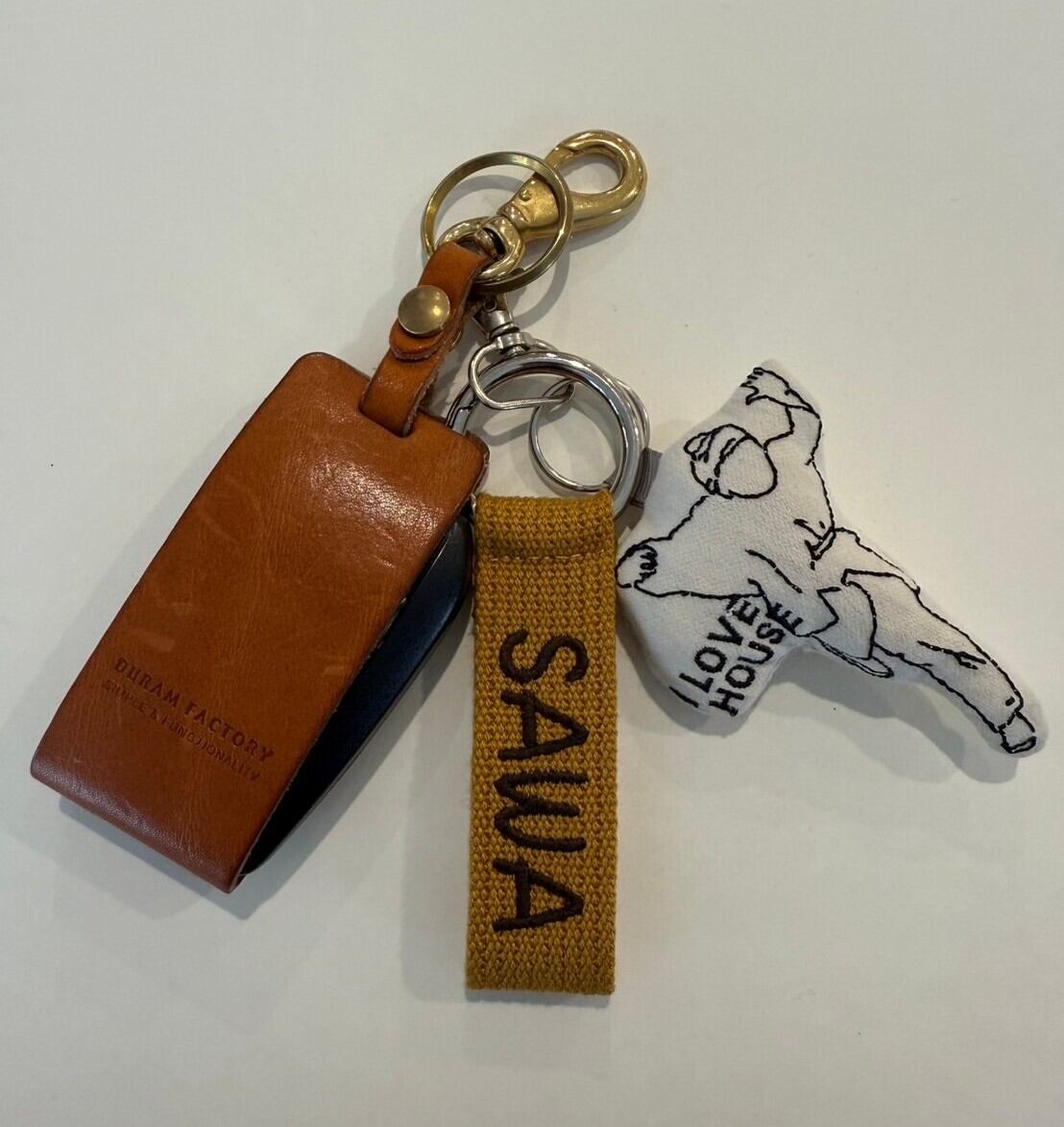 〖SET商品〗シルエットキーホルダー＋ネームタグキホールダー