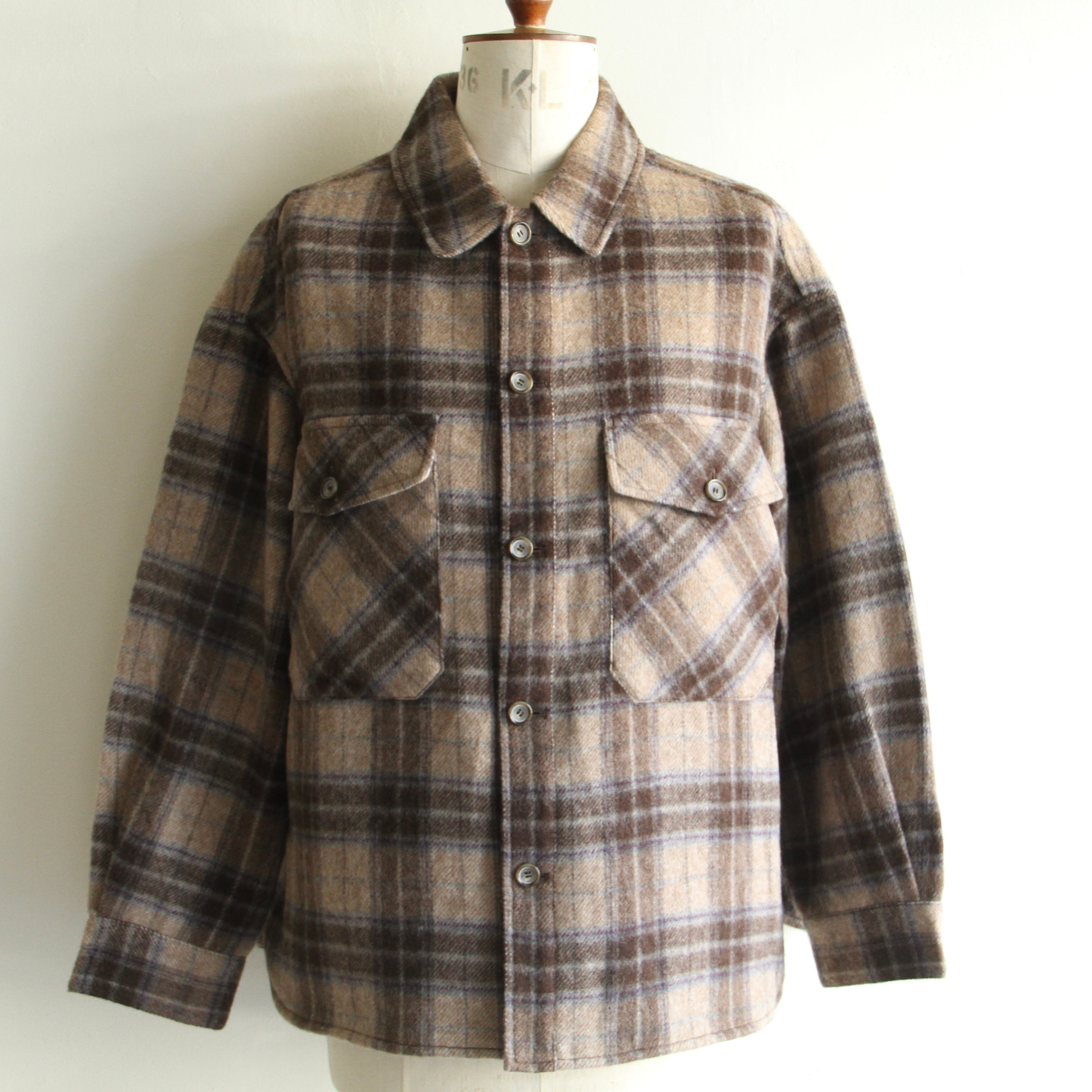 comoliis-ness wool cpo shirt