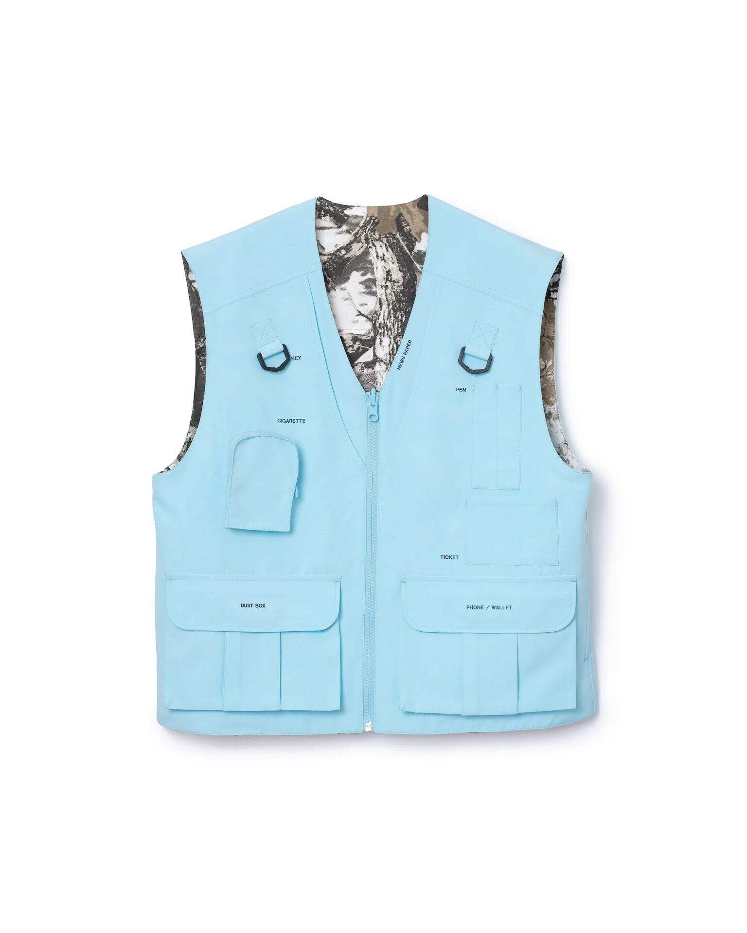 25AW】NON TOKYO REVERSIBLE MULTI POCKET VEST (BLUE) NON-25A-0915