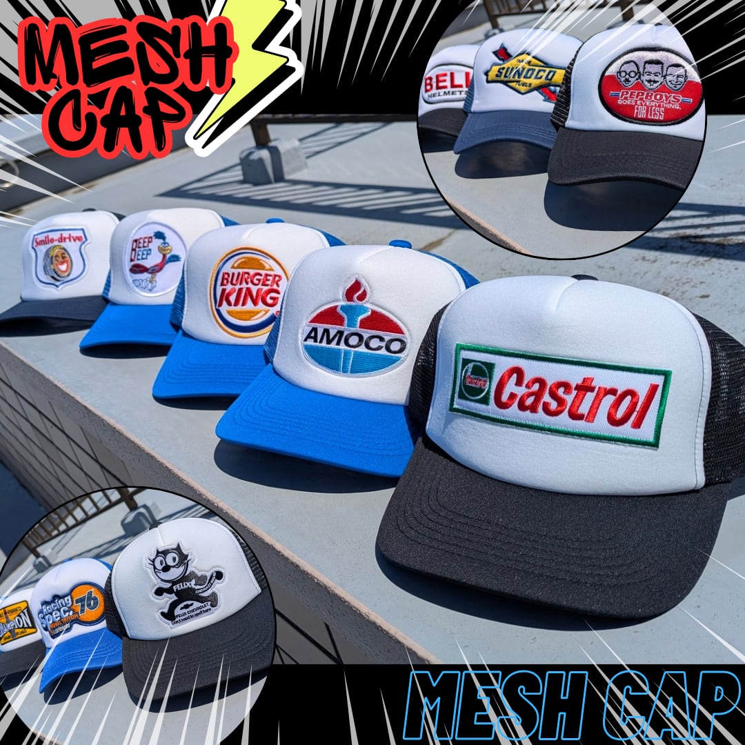【 Mesh Cap / メッシュキャップ 】 Pennzoil（ペンズオイル / ペンゾイル）/ BROWN / レーシングキャップ / ベースボールキャップ 〚アメリカン雑貨 アメトイ〛