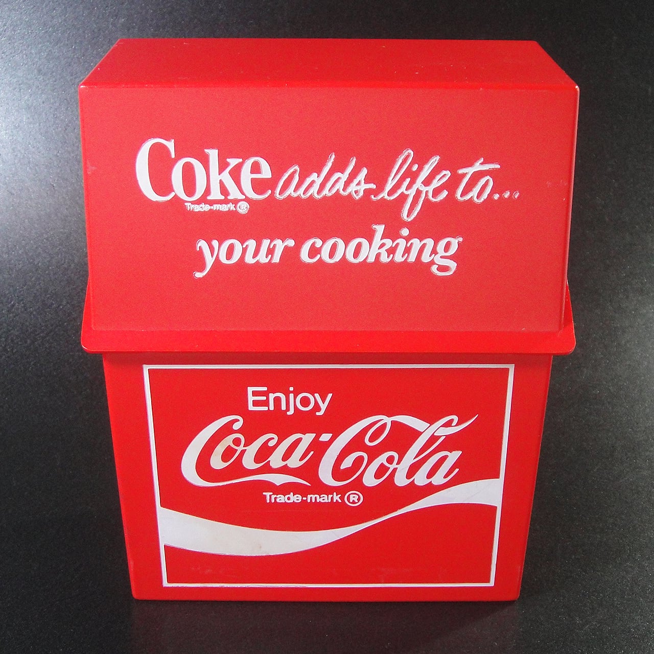 コカ・コーラ☆什器 70'sアメリカ製コカ・コーラ クッキング料理レシピボックス1978年代