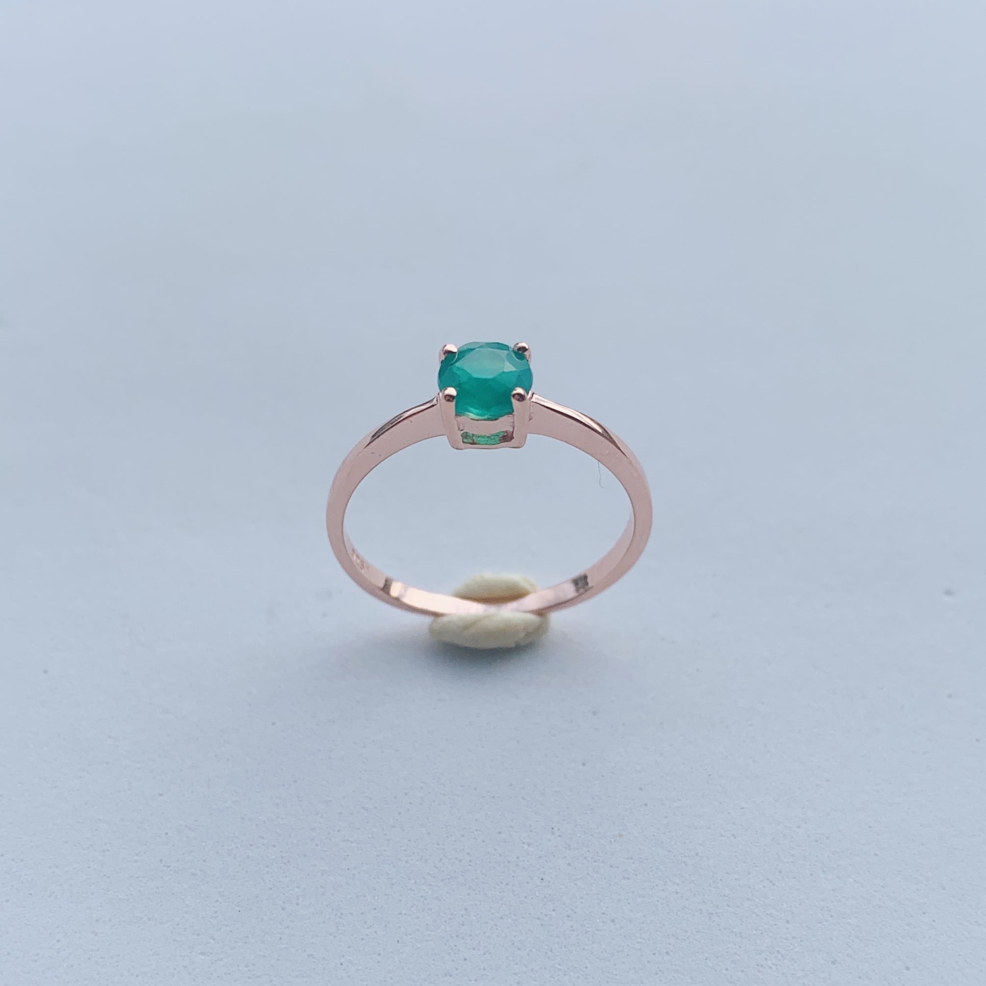 グリーンアゲートリング | ＜天然石ジュエリー＞Sally's Jewelry