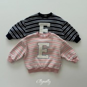 エリーモリー / ELLY MOLLY / ジェリーEマークトレーナー / 韓国子供服 / キッズ / 26winter〖取寄〗*3~11号*