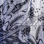花柳 - KARYU - × VERSION COLLABORATION TENUGUI BLACK