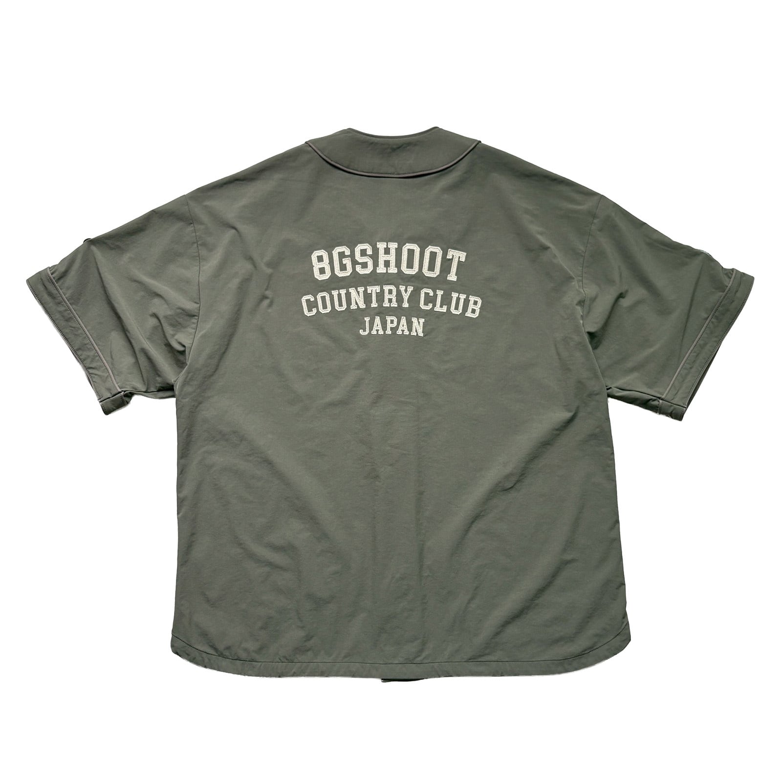 8G SHOOT モックネックシャツ カーキ　Ｓサイズ 8G BASEBALL SHIRTS -KHAKI- | 8G SHOOT WEBSTORE