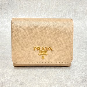 PRADA プラダ 三つ折り財布 サフィアーノレザー 16787-6690