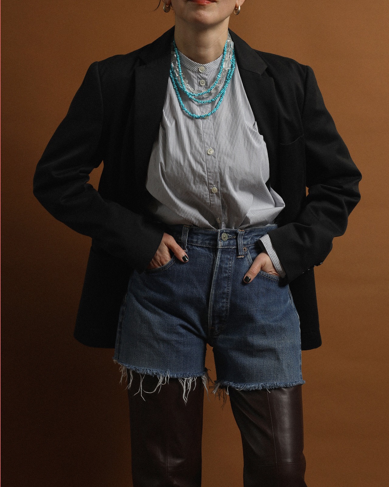 1970's Levi's / Cut Off Denim Pants - RL