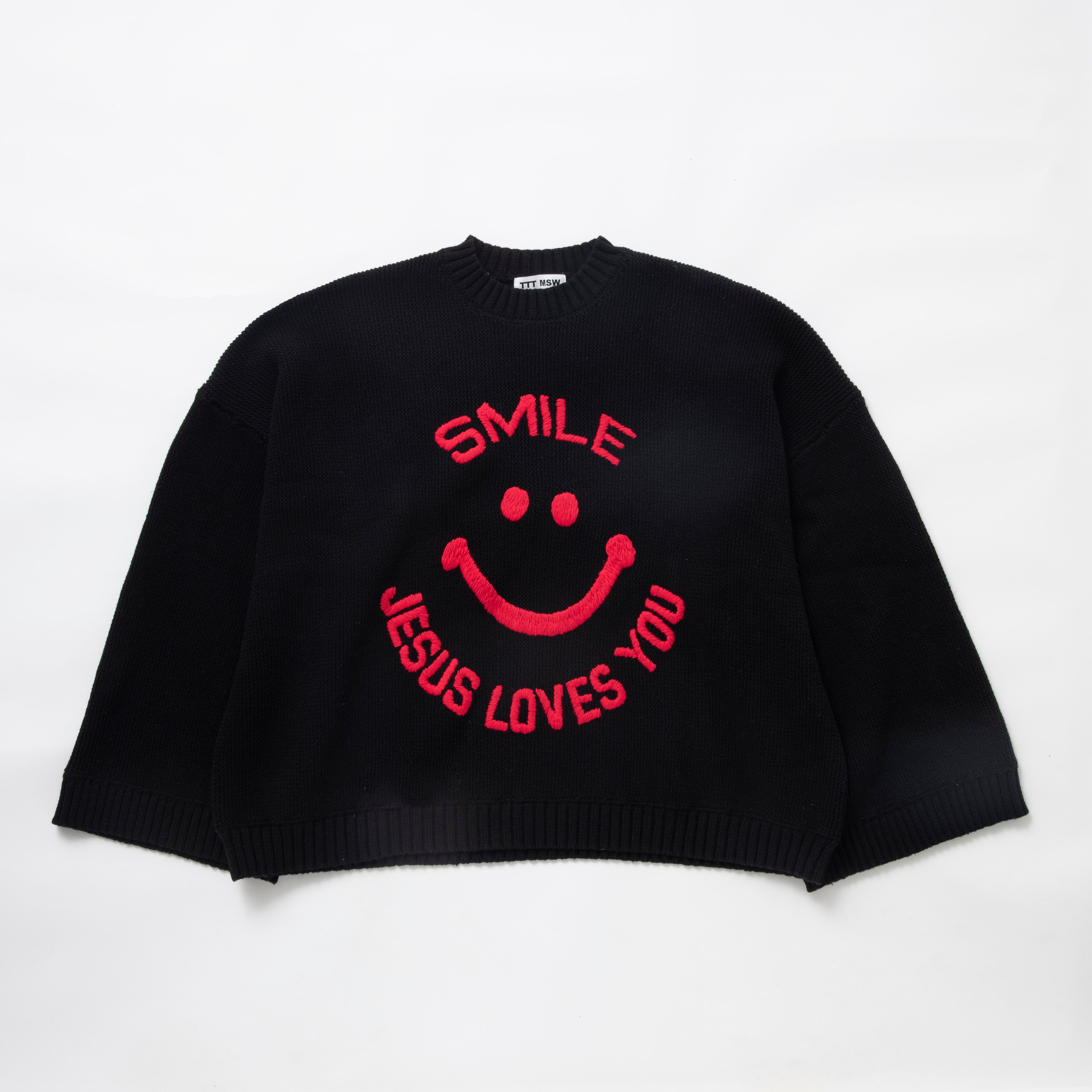 ttt_msw 23ss SMILE OVER SIZE KNIT