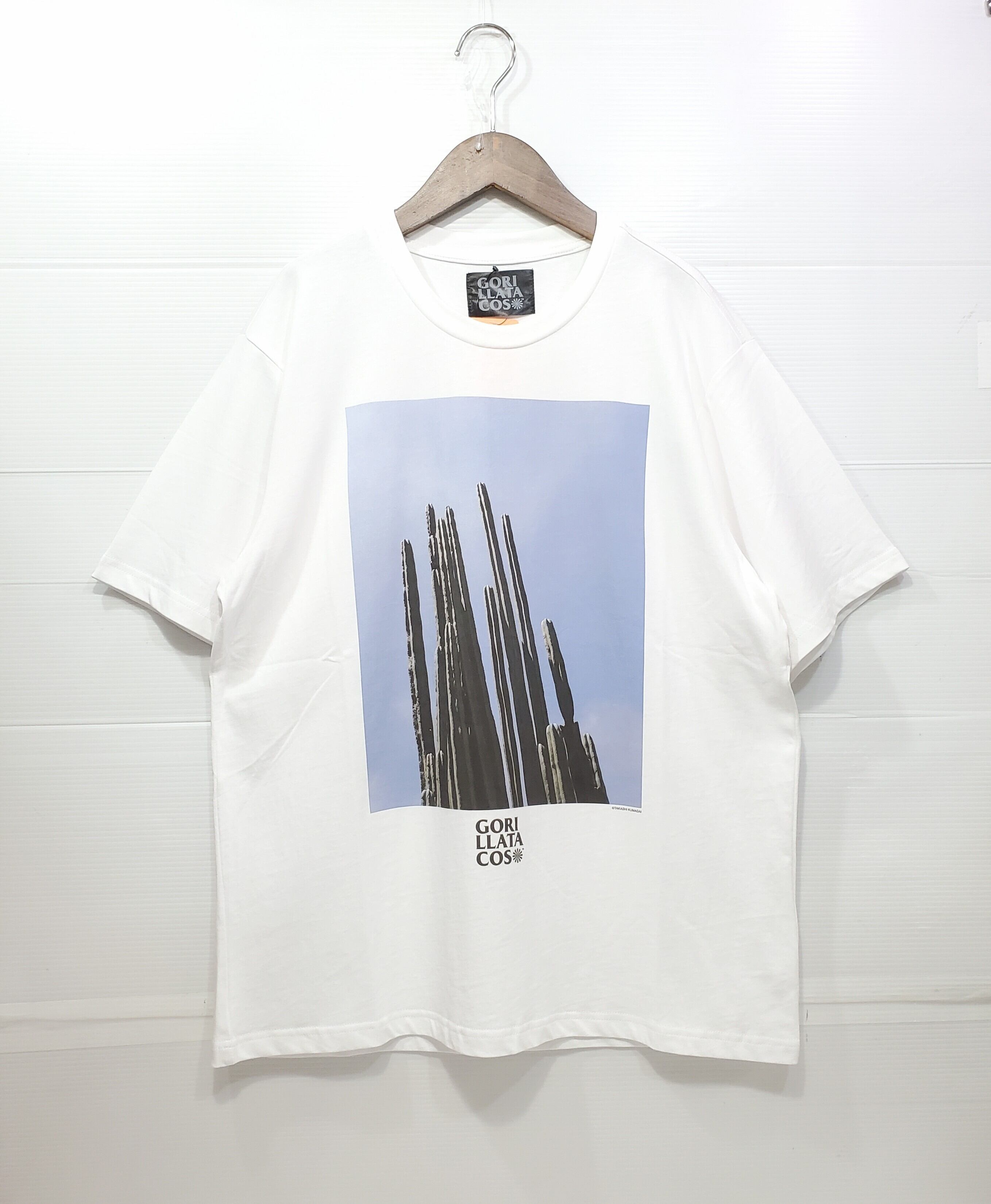 GORILLATACOS ×TAKASHI KUMAGAI CACTUS TEE (WHT)